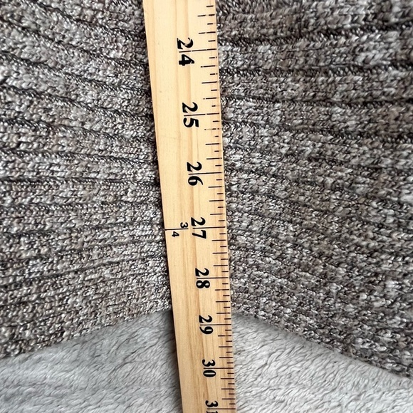 PETER NYGARD Cardigan 2X Tan Rolled Cap Sleeve Sweater Shawl Collar - Picture 9 of 16